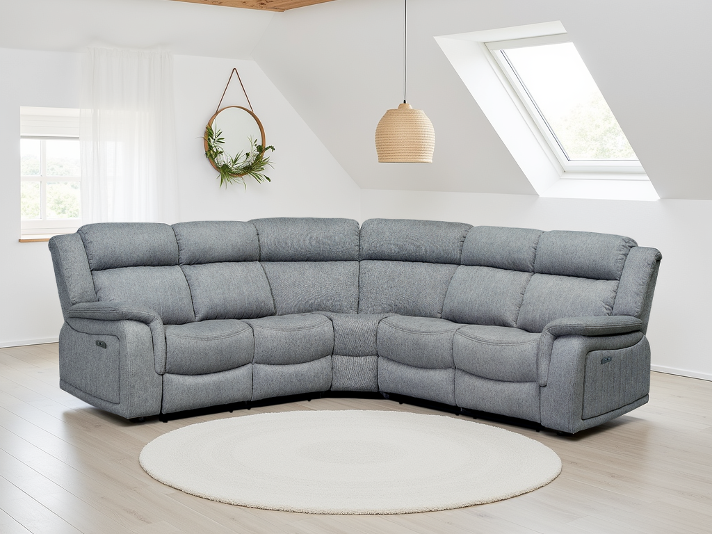 Linden Corner Power Recliner Sofa – room photo