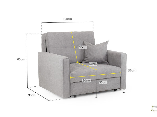 VIVA 3 Seater Sofabed