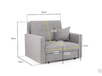 VIVA 3 Seater Sofabed