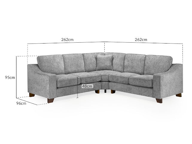 NEBRASKA Large Corner Sofa