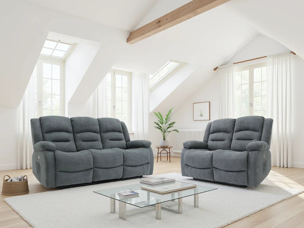 ALVA 3+2 Power Recliner Sofa Set