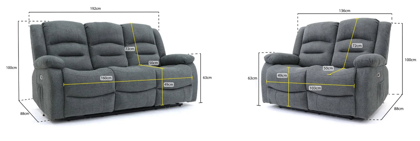 ALVA 3+2 Recliner