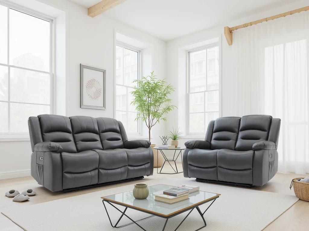 ALVA 3+2 Power Recliner Sofa Set
