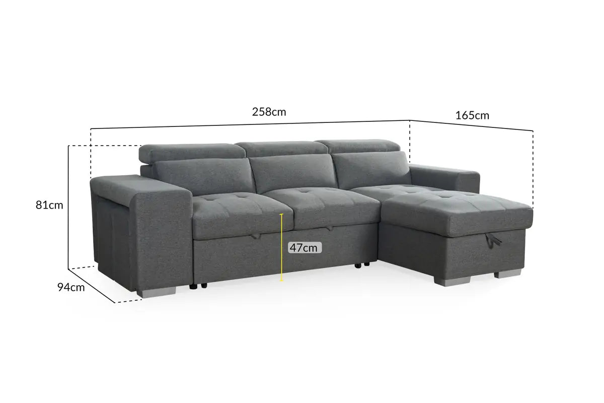 ARTEMIS Reversible Chaise Sofa Bed