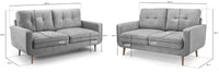 HENRY 3+2 Seater Sofa Set
