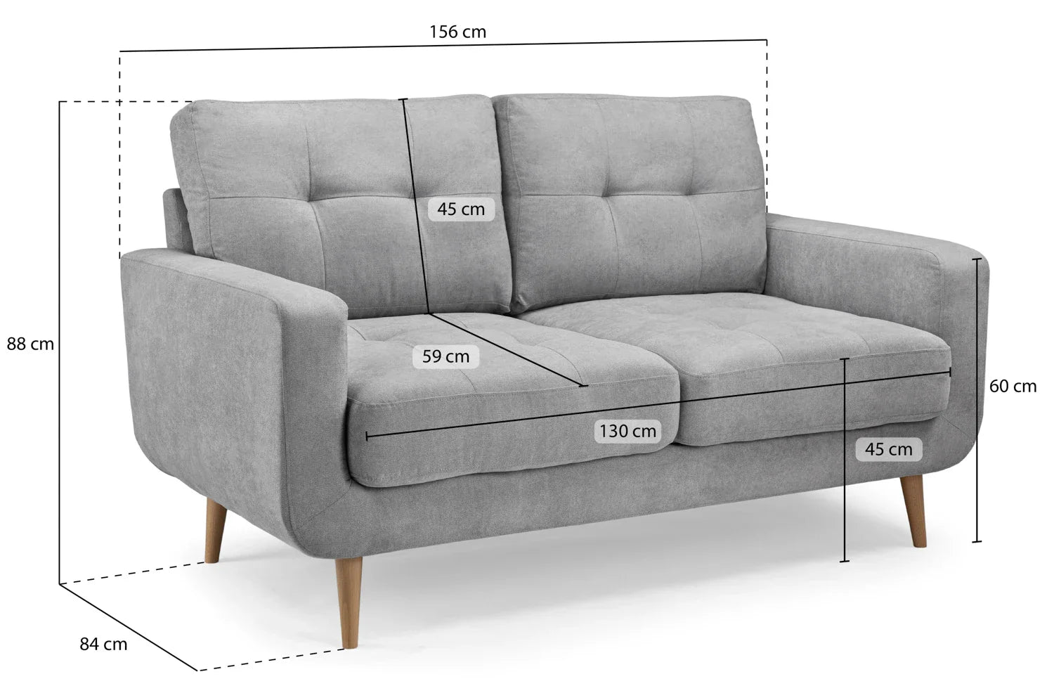 HENRY 2 Seater Sofa