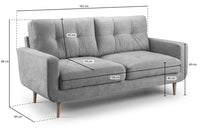 HENRY 3 Seater Sofa