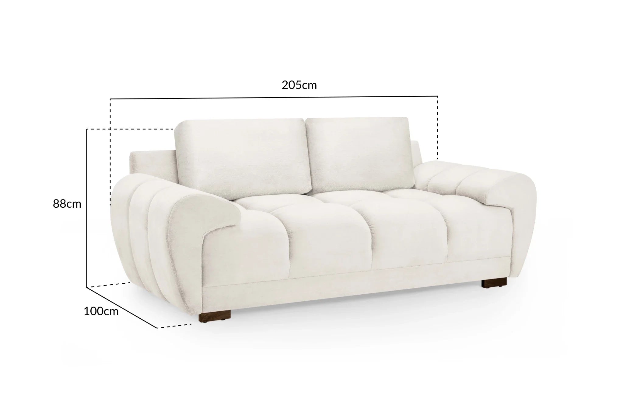 The Aura 2&2 Seater Sofa Set