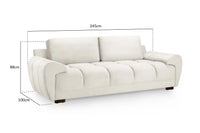 AZZURO 2+2 Seater Sofa Set