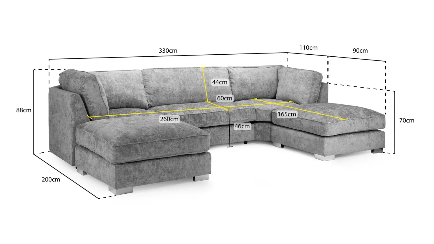 BISHOP U-Shape / Cinema Sofa