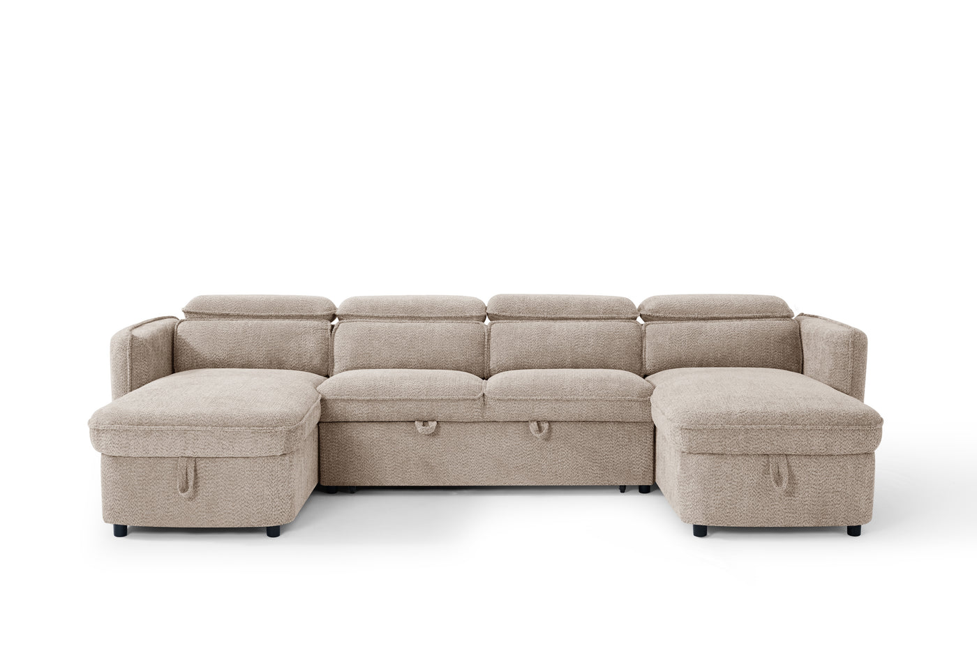 CAPRI U-Shape Sofa Bed With Storage