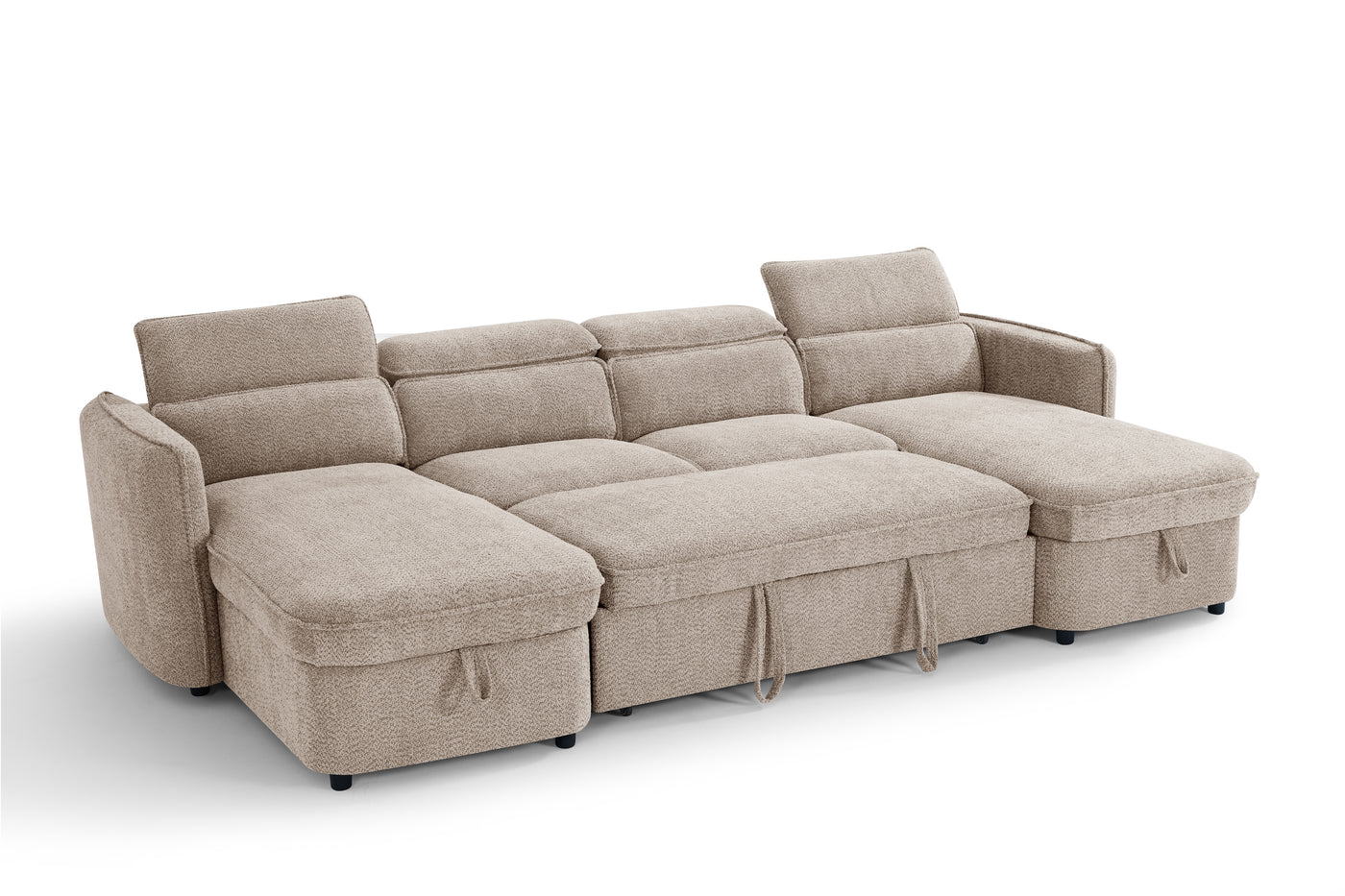 CAPRI U-Shape Sofa Bed With Storage