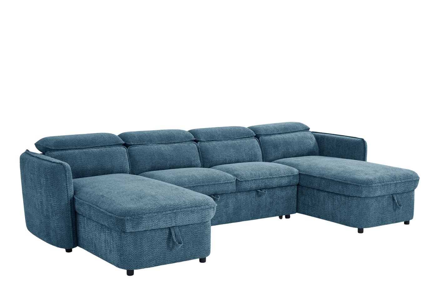 CAPRI U-Shape Sofa Bed With Storage