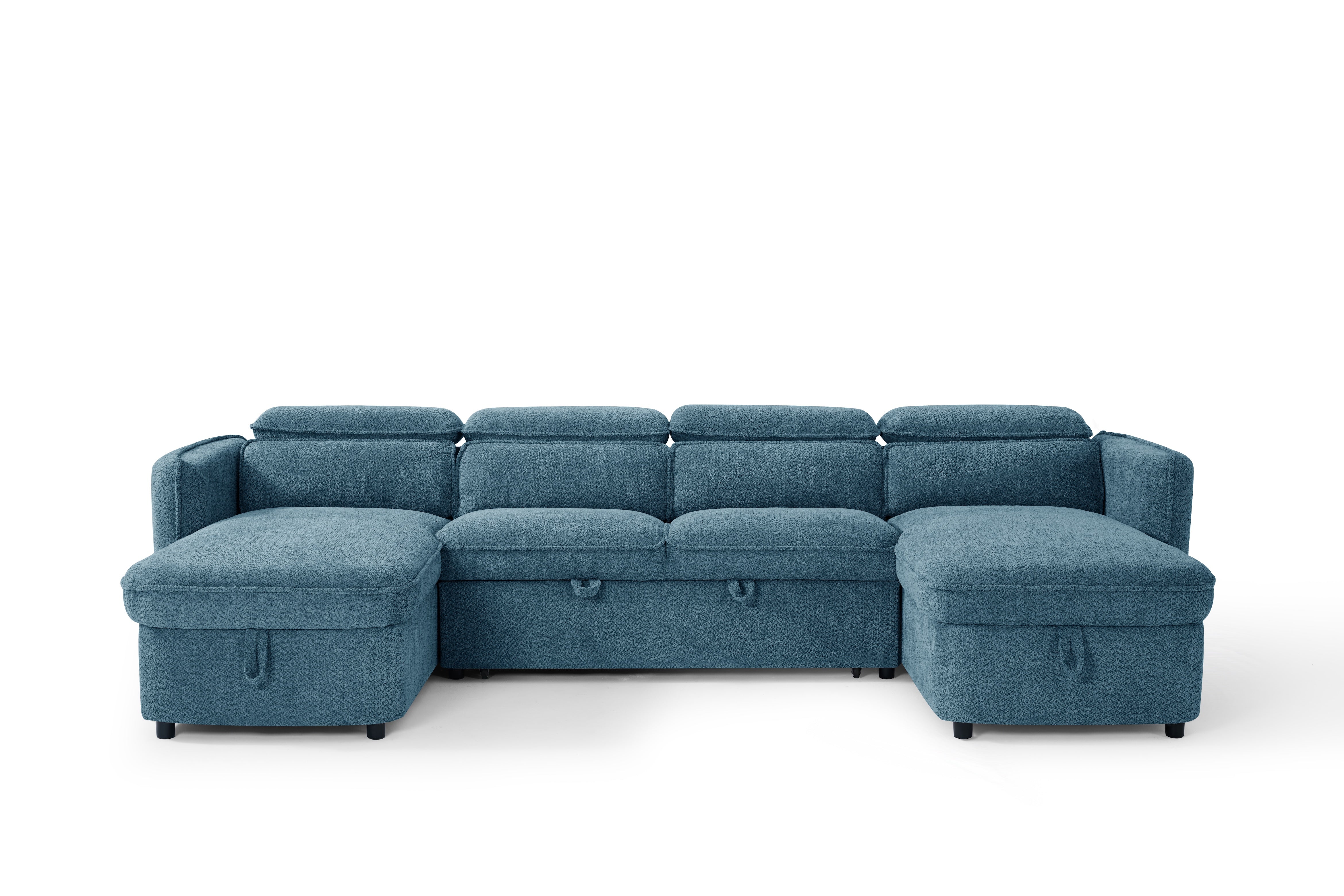 CAPRI U-Shape Sofa Bed With Storage