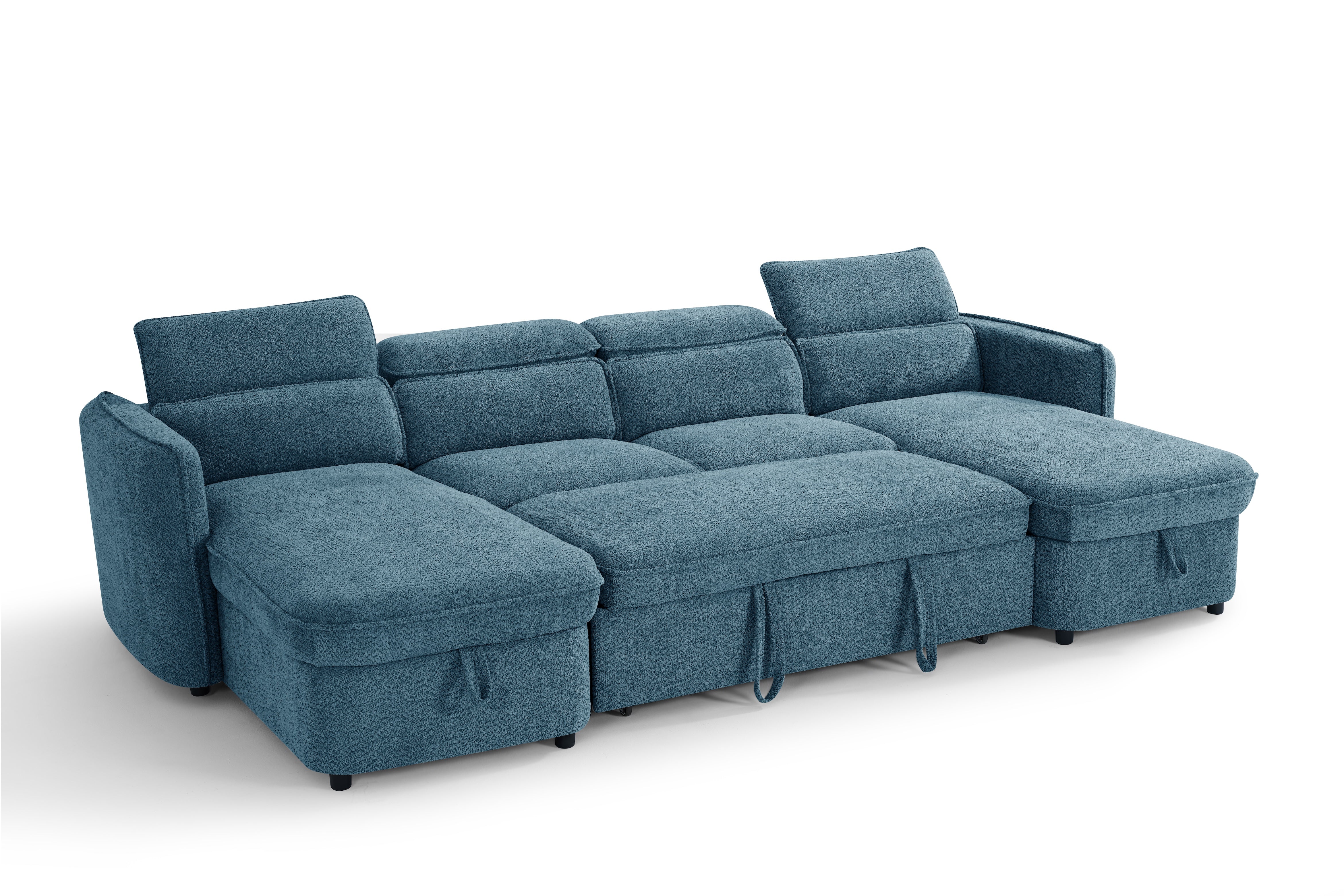 CAPRI U-Shape Sofa Bed With Storage