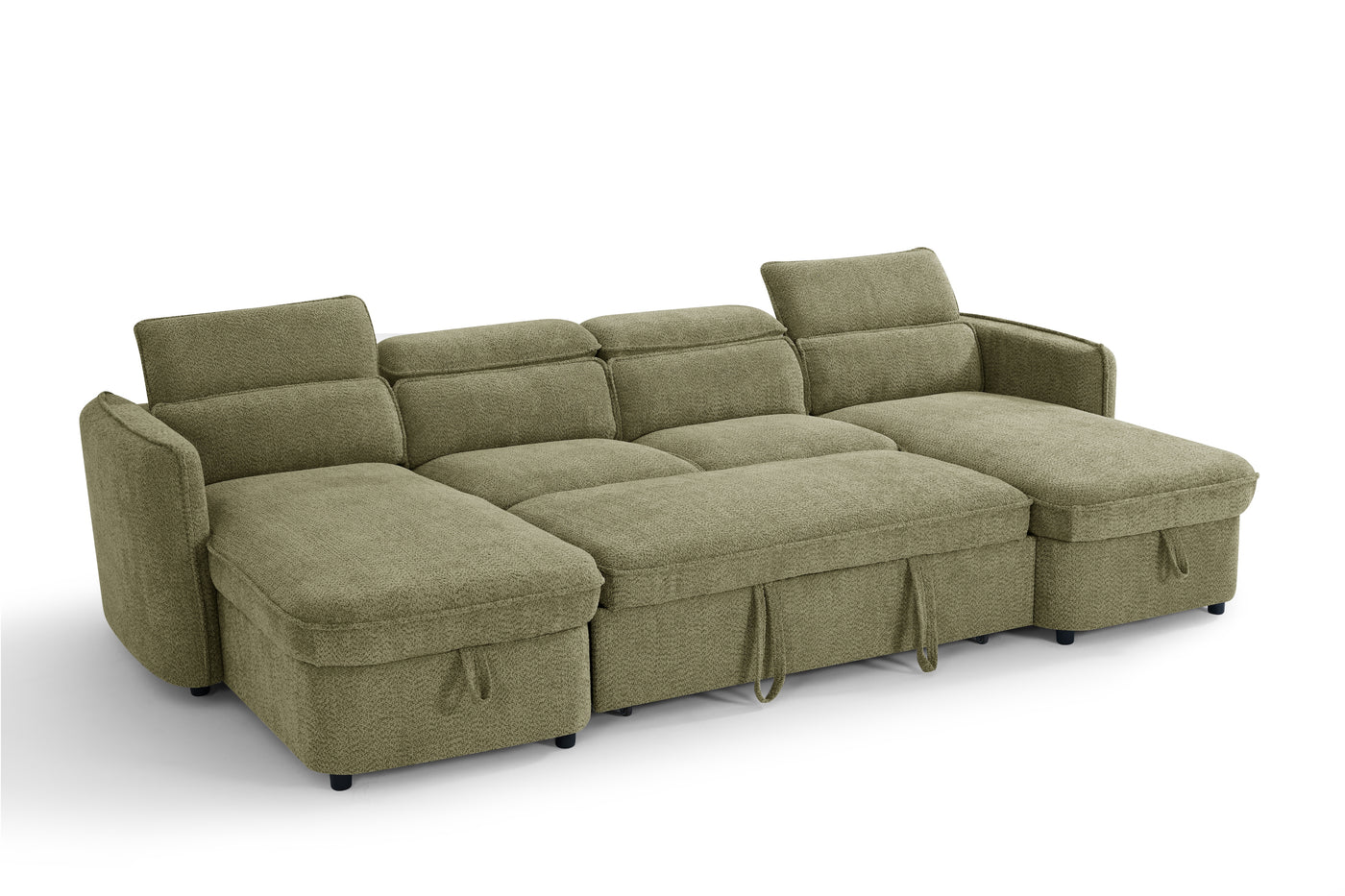 CAPRI U-Shape Sofa Bed With Storage