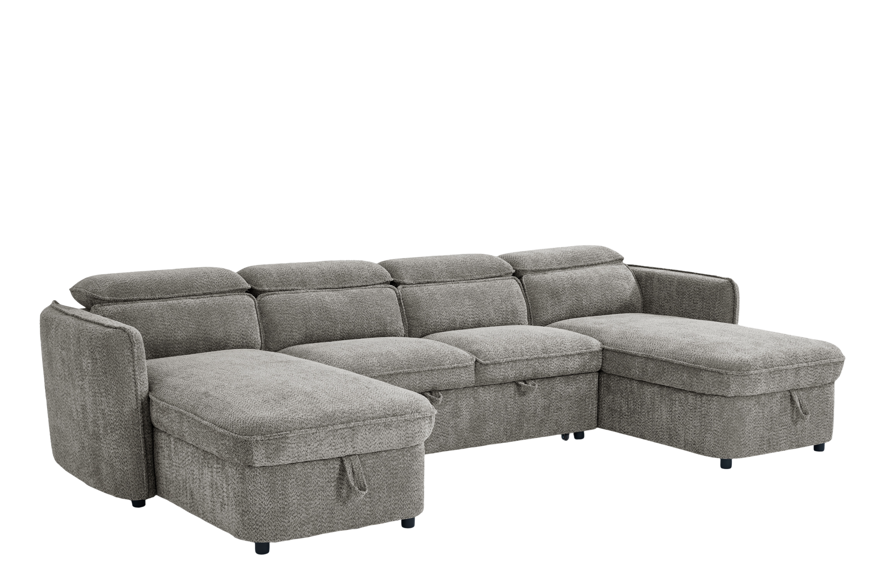 CAPRI U-Shape Sofa Bed With Storage