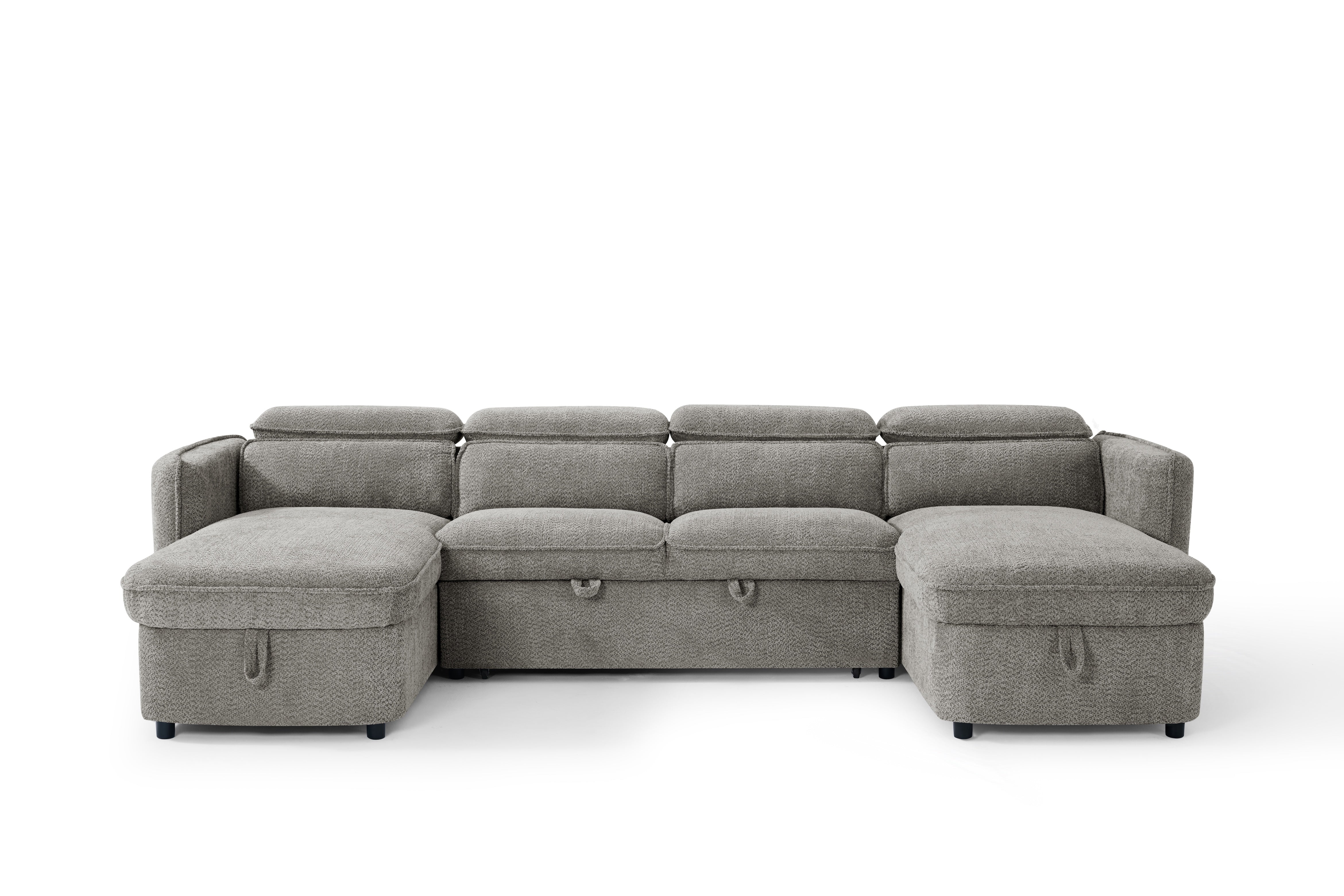 CAPRI U-Shape Sofa Bed With Storage