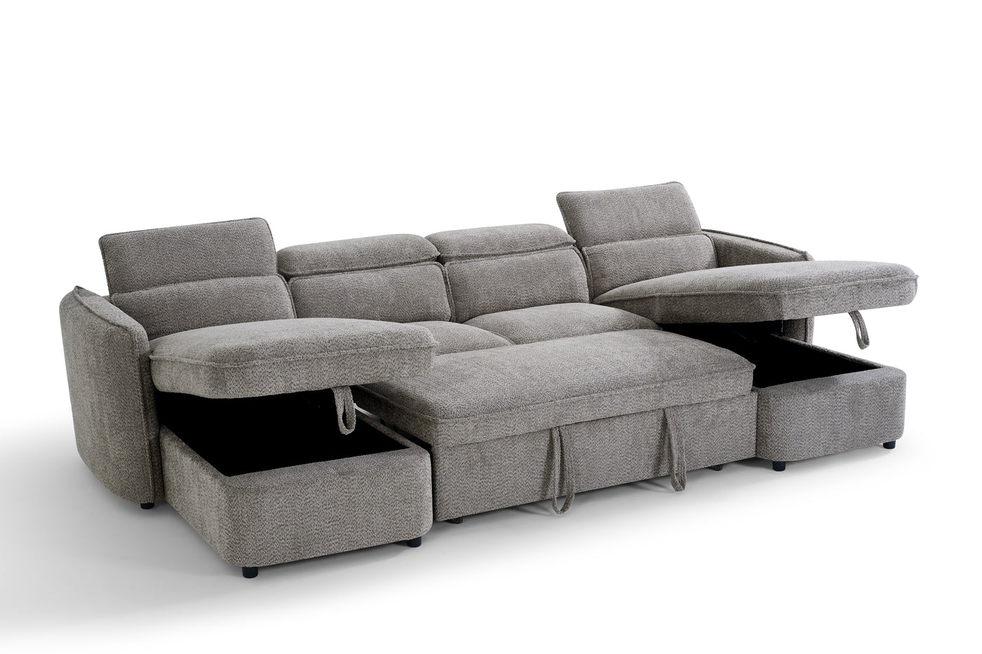 CAPRI U-Shape Sofa Bed With Storage