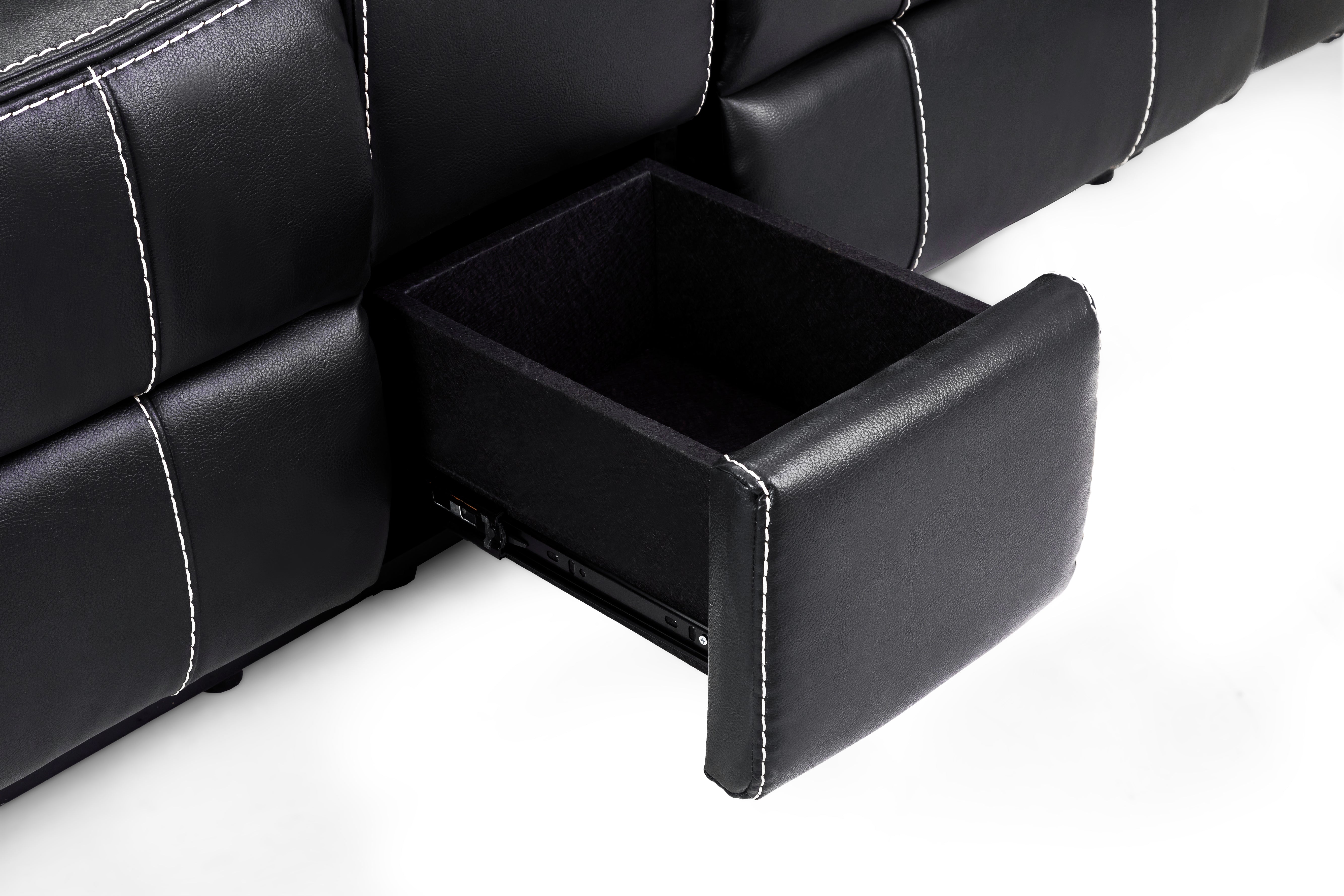GALAXY TECH 2 Seater Power Recliner Sofa Set