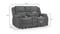 HARALD 2 Seater Power Recliner