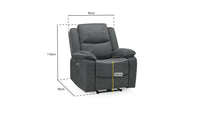 HARALD 2 Seater Power Recliner