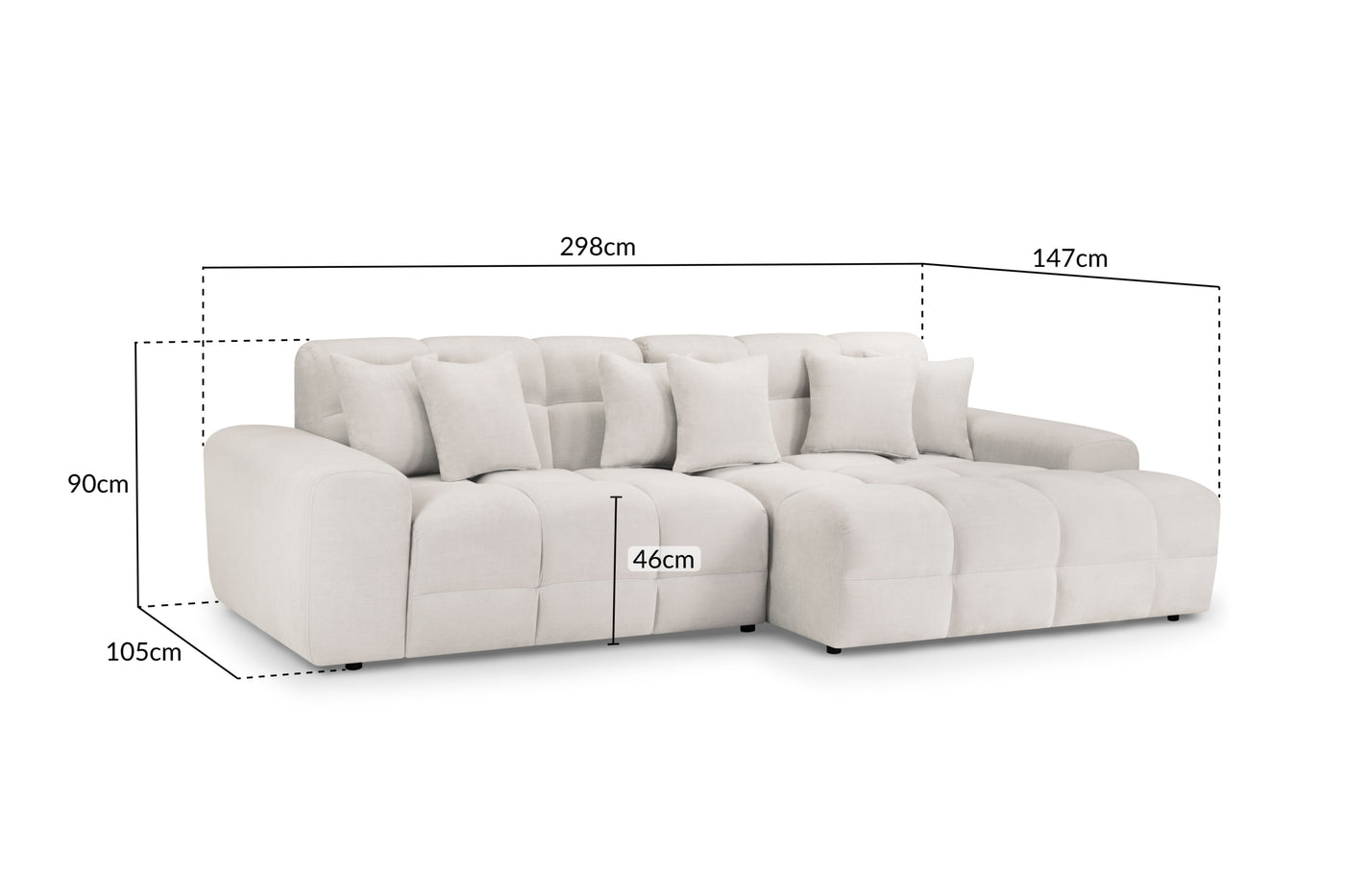 JACOB Right Hand Facing Sofa