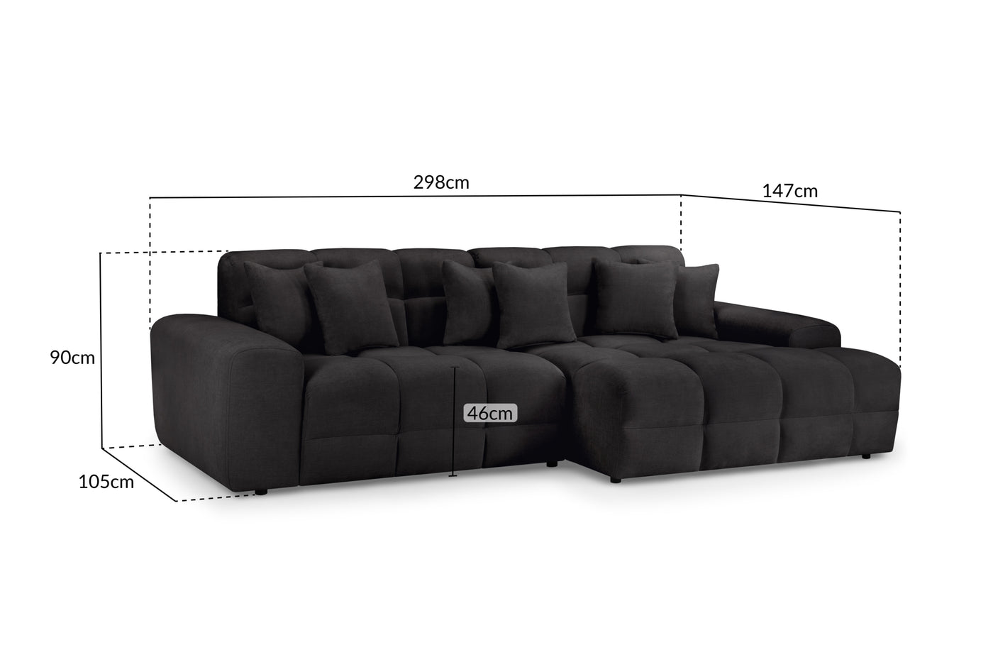 JACOB Right Hand Facing Sofa