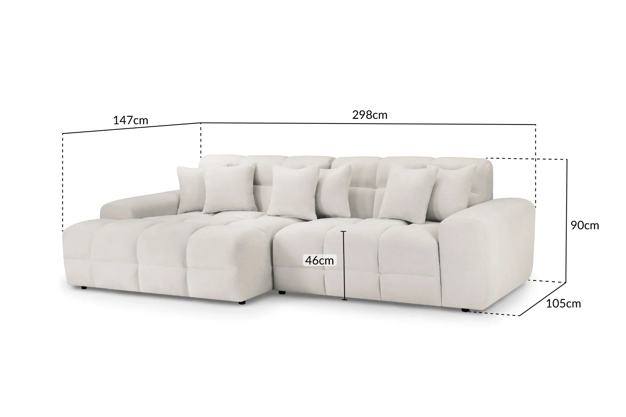 JACOB Left Hand Facing Sofa