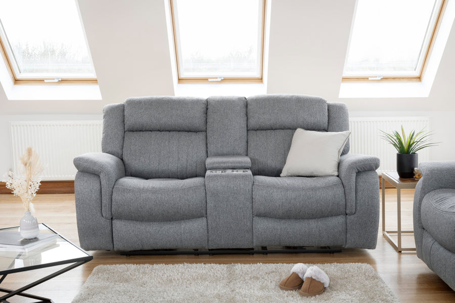 Linden 2 Seater Power Recliner Sofa – room photo