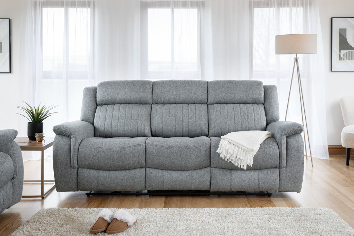Linden 3 Seater Power Recliner Sofa – room photo