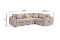 MIRABEL Corner Sofa - Right Hand Facing