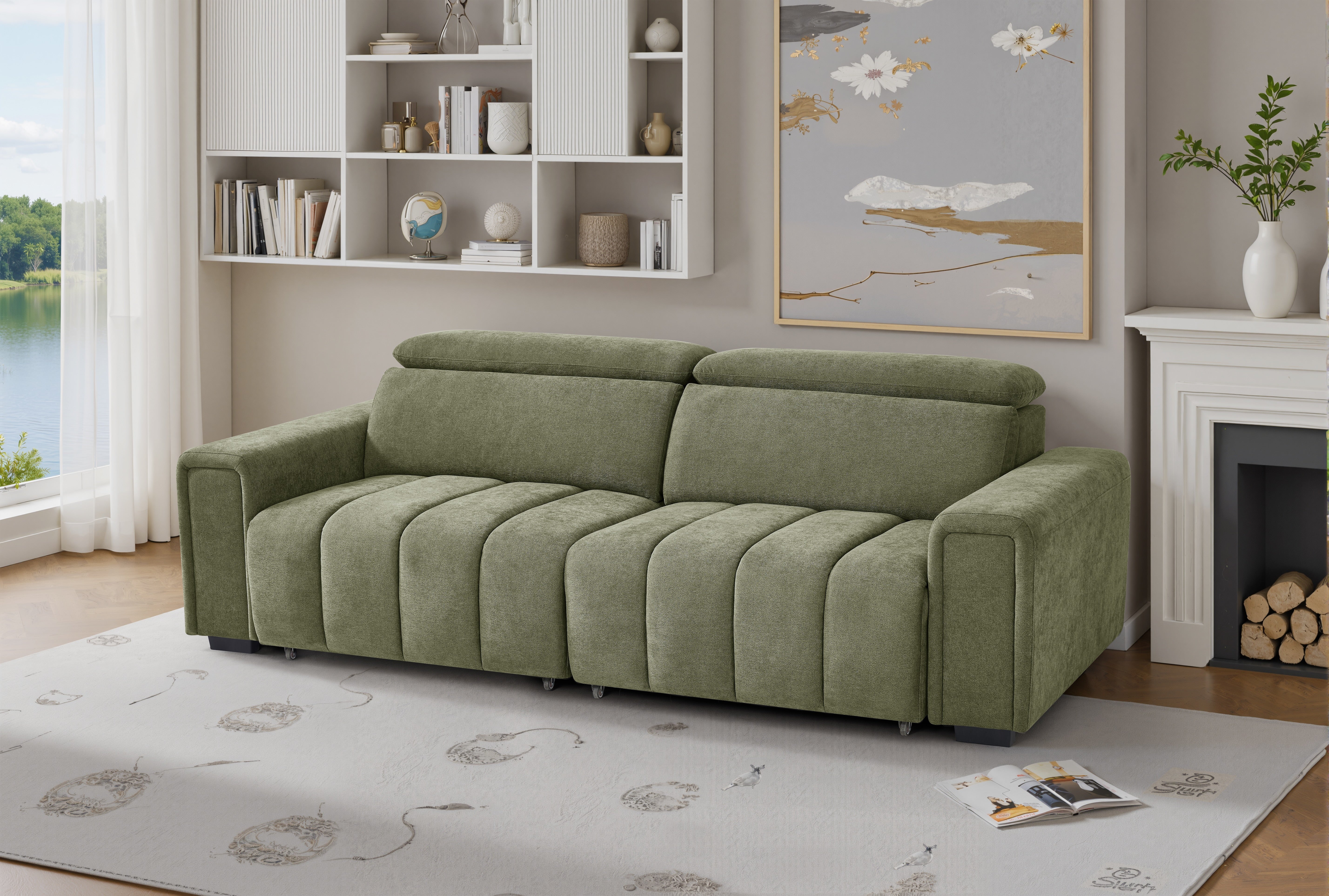 LAILA Electric 3 Seater Sofa Bed