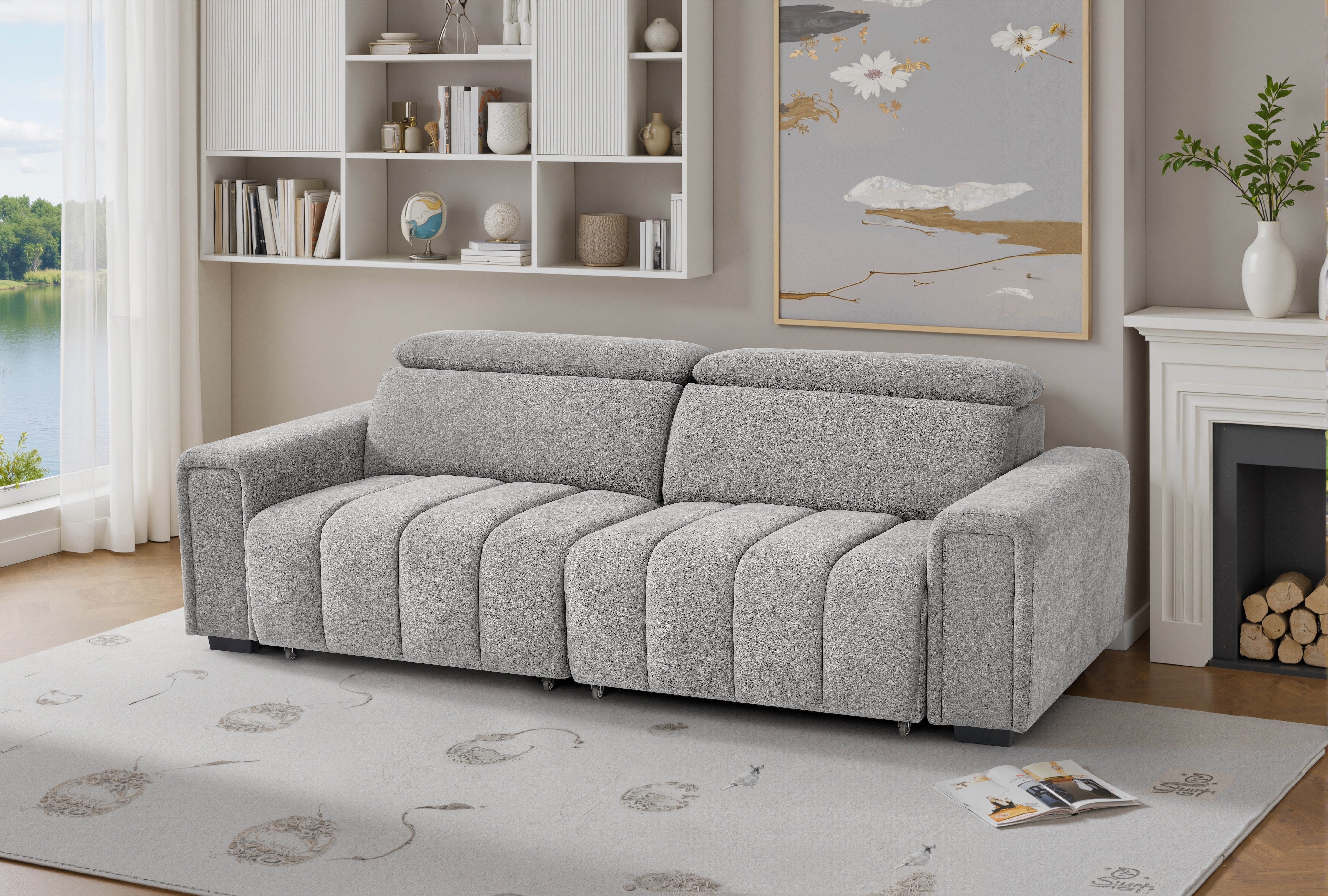 POLLY 3 Seater Recliner Sofa Bed