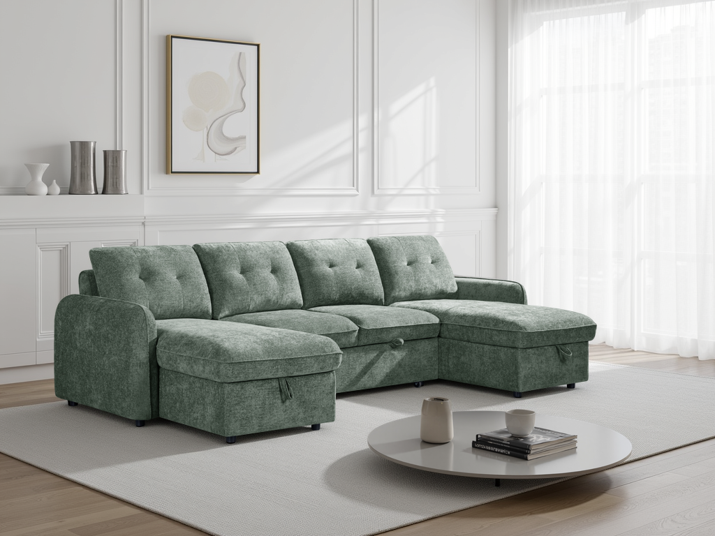 MOSCOW U-Shape Sofa Bed