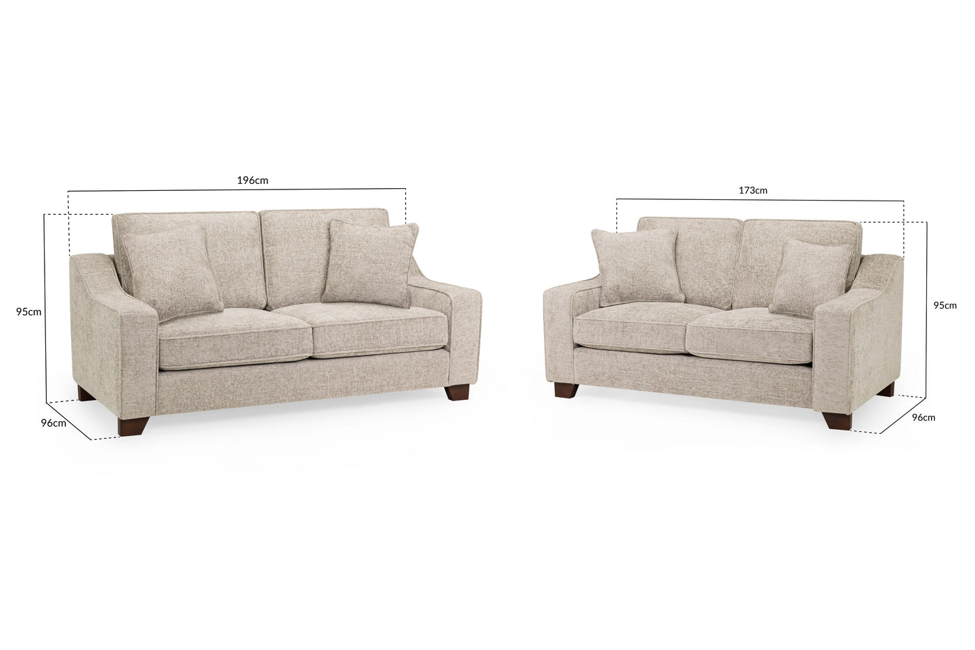 NEBRASKA 3+2 Seater Sofa Set