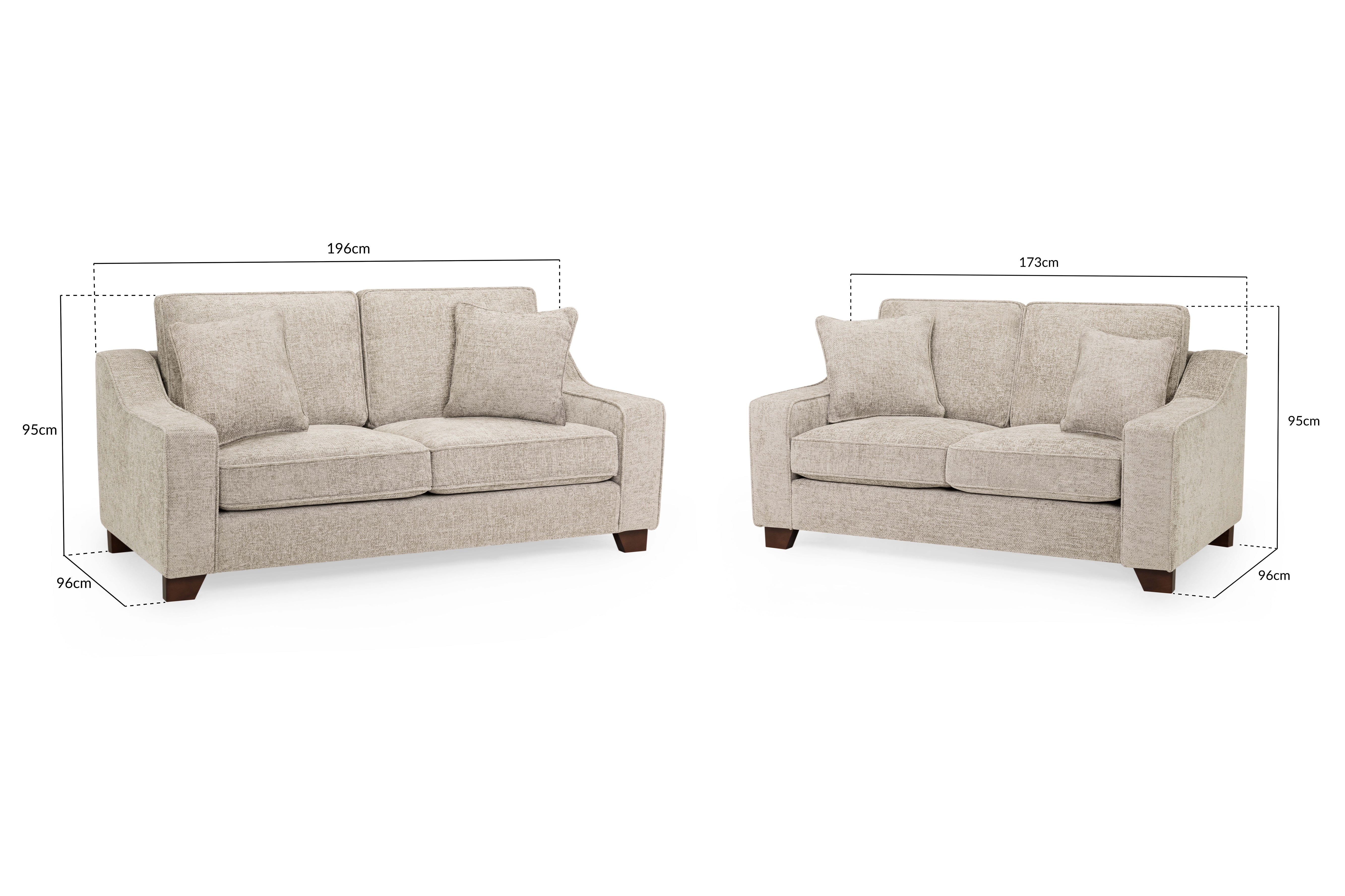 NEBRASKA 3&2 Seater Sofa Set