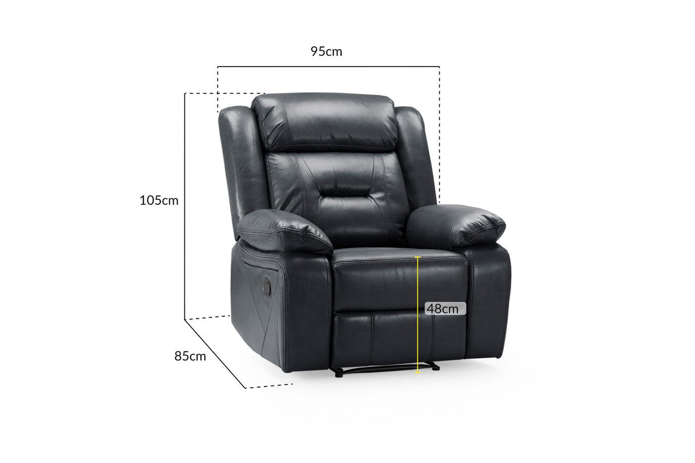 NOVIE 3&2 Manual Recliner Sofa Set
