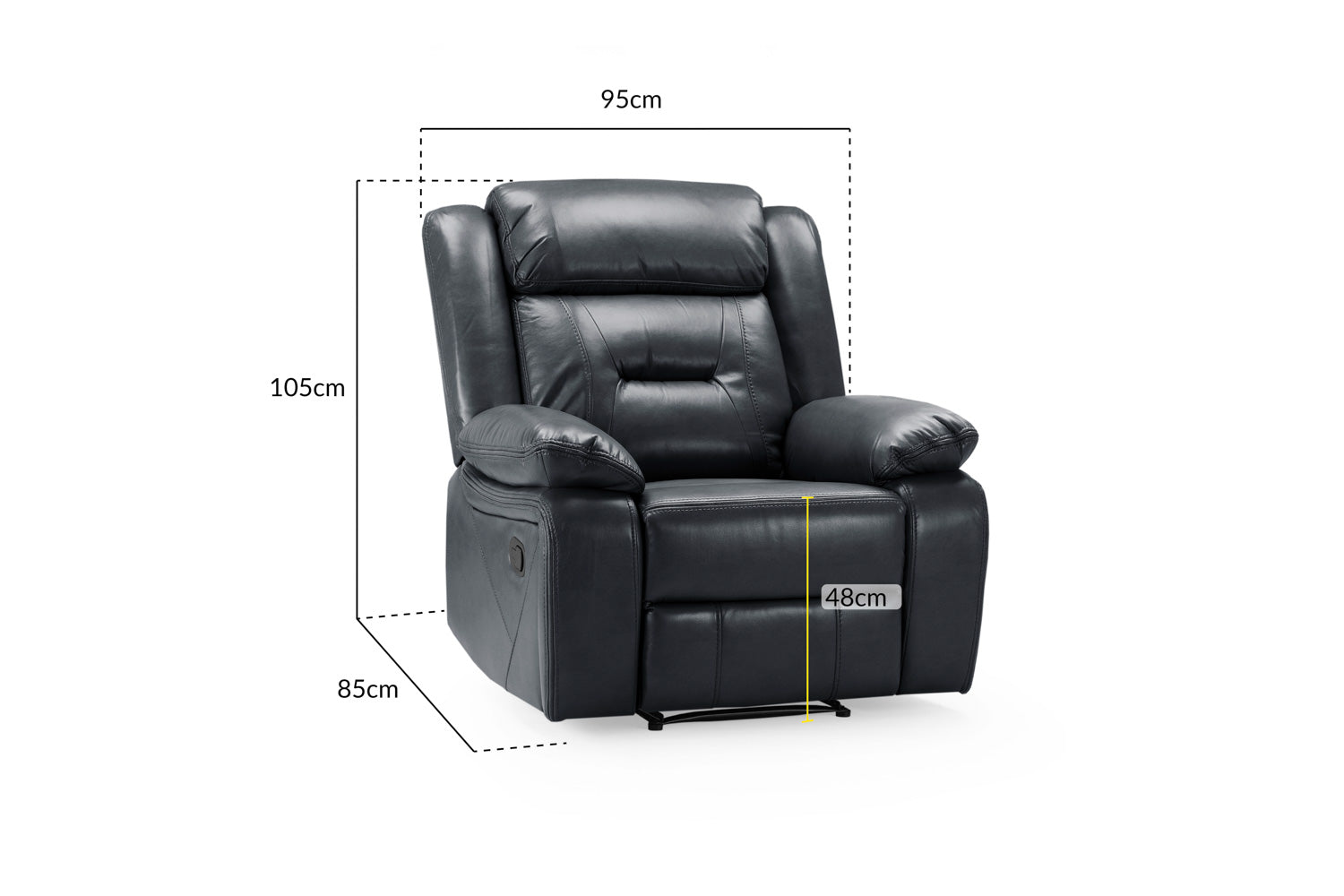 NOVIE 3&2 Manual Recliner Sofa Set