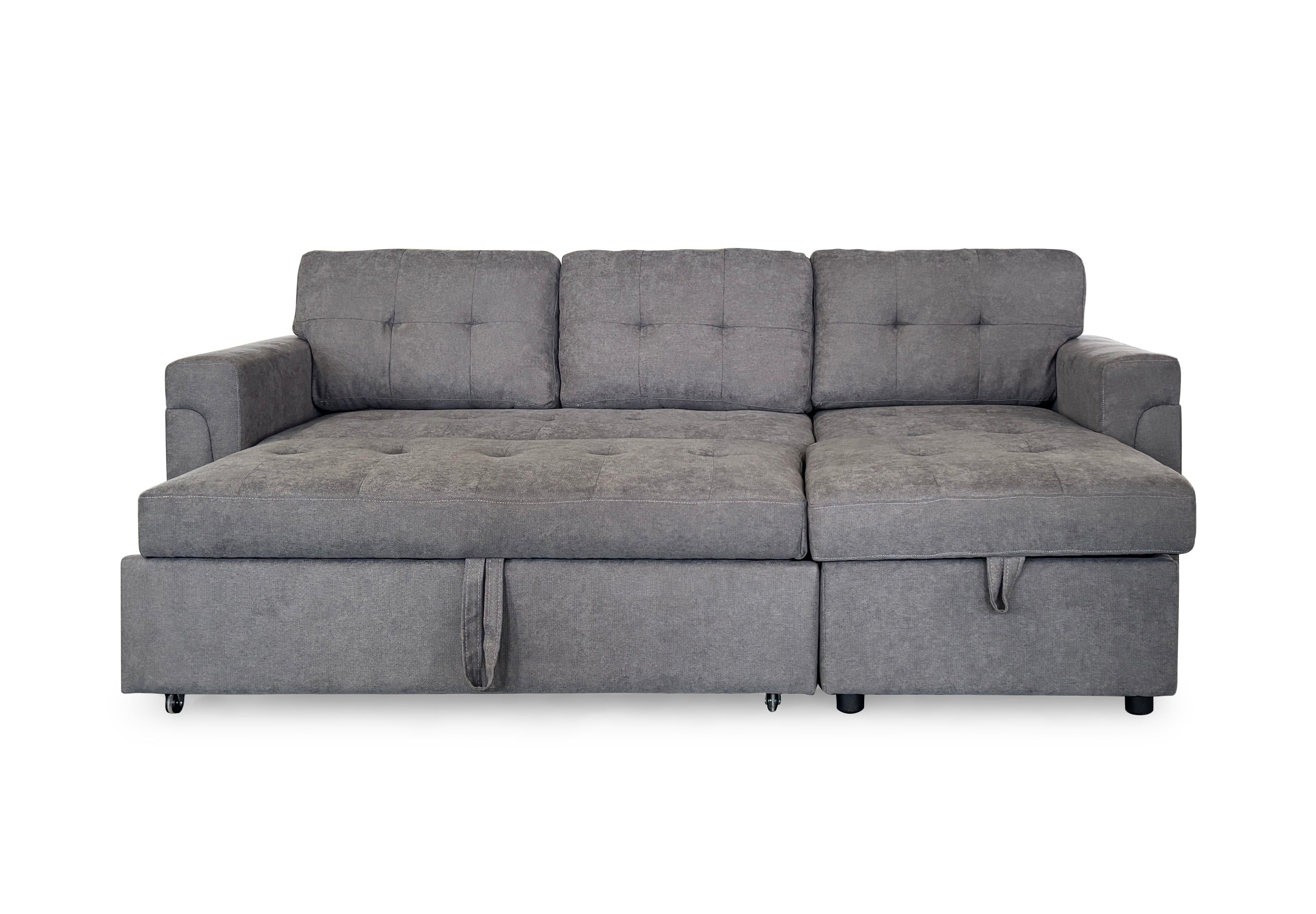 OMNIYA Reversible Chaise Sofa Bed