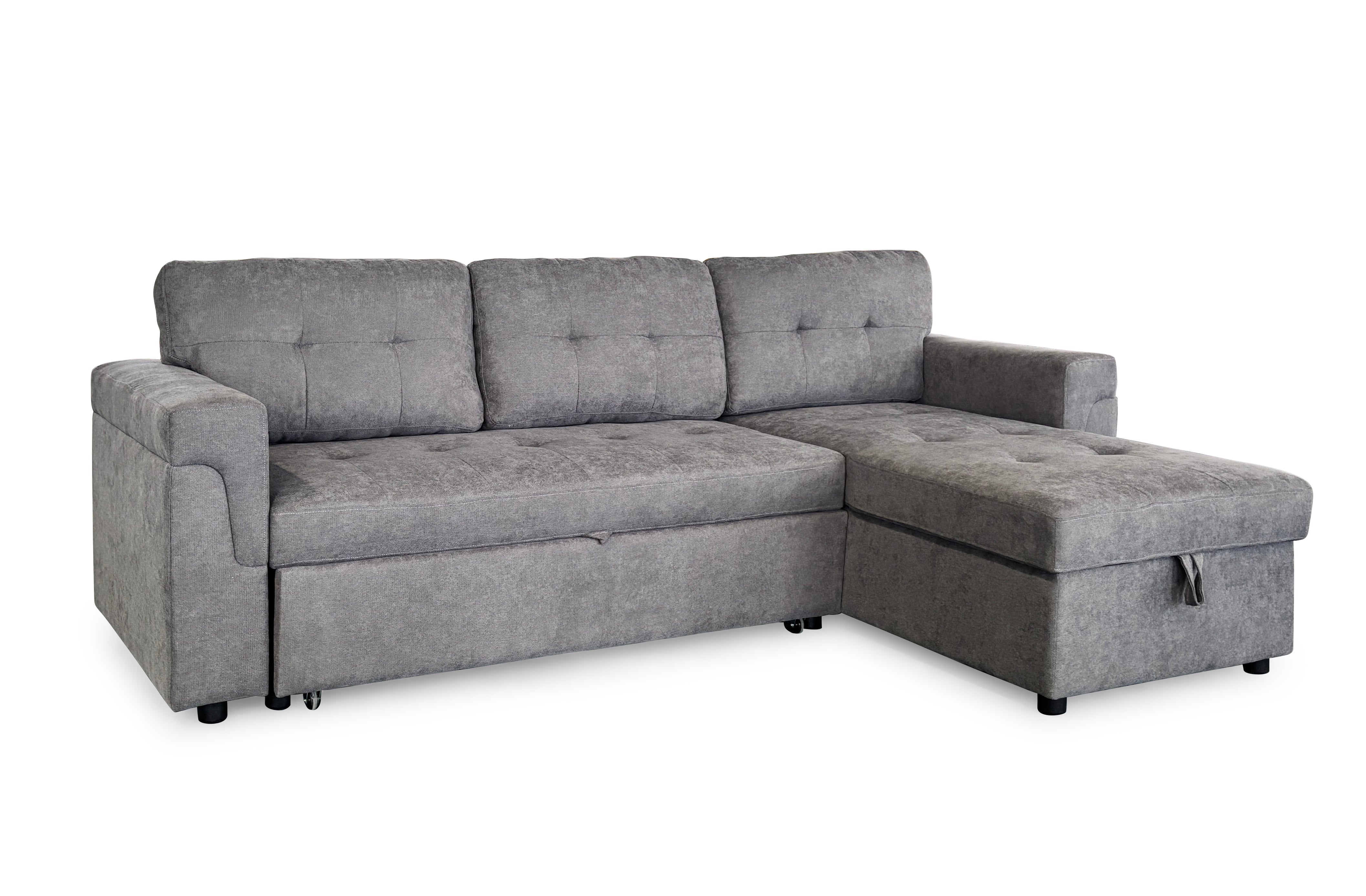OMNIYA Reversible Chaise Sofa Bed