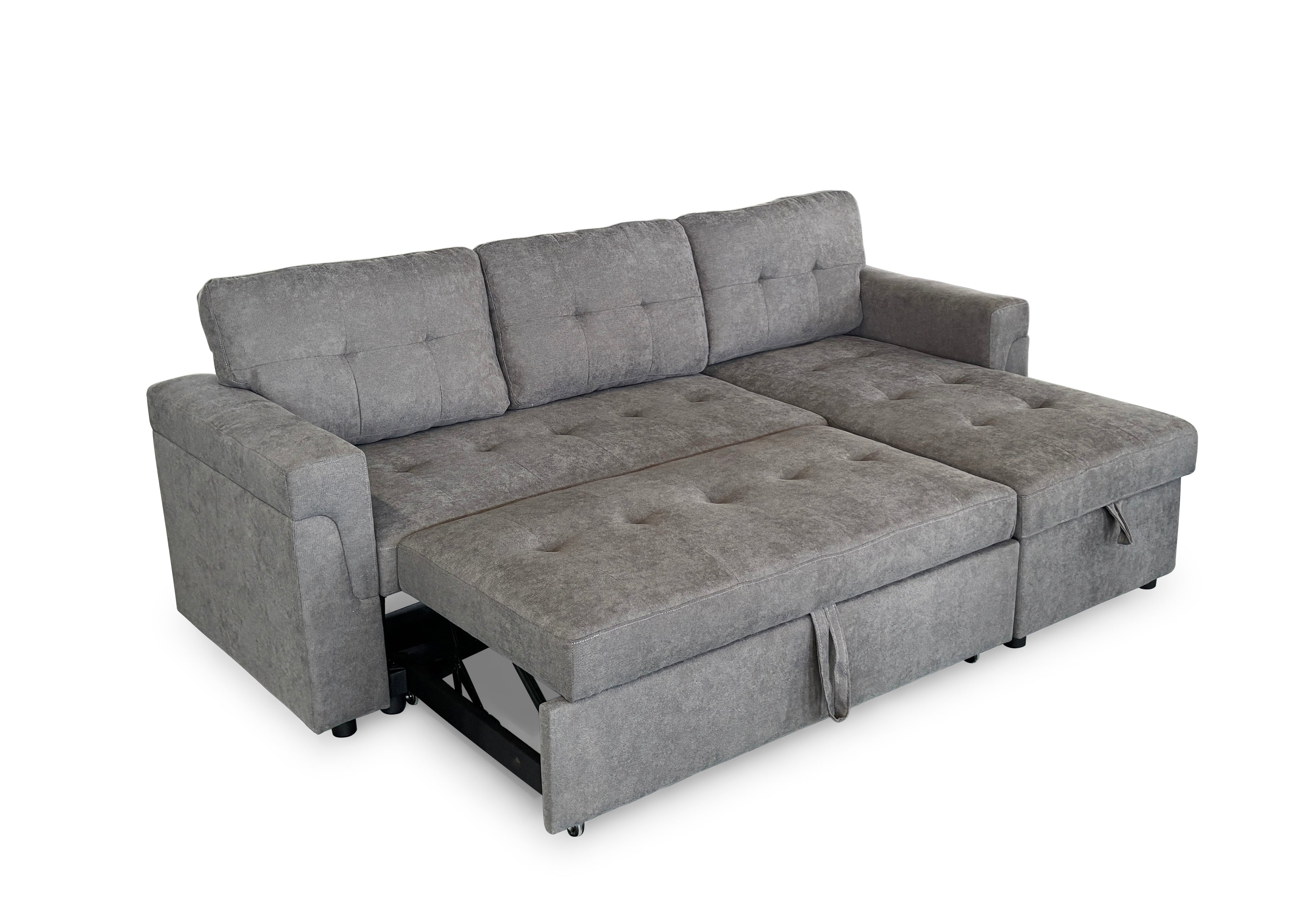 OMNIYA Reversible Chaise Sofa Bed