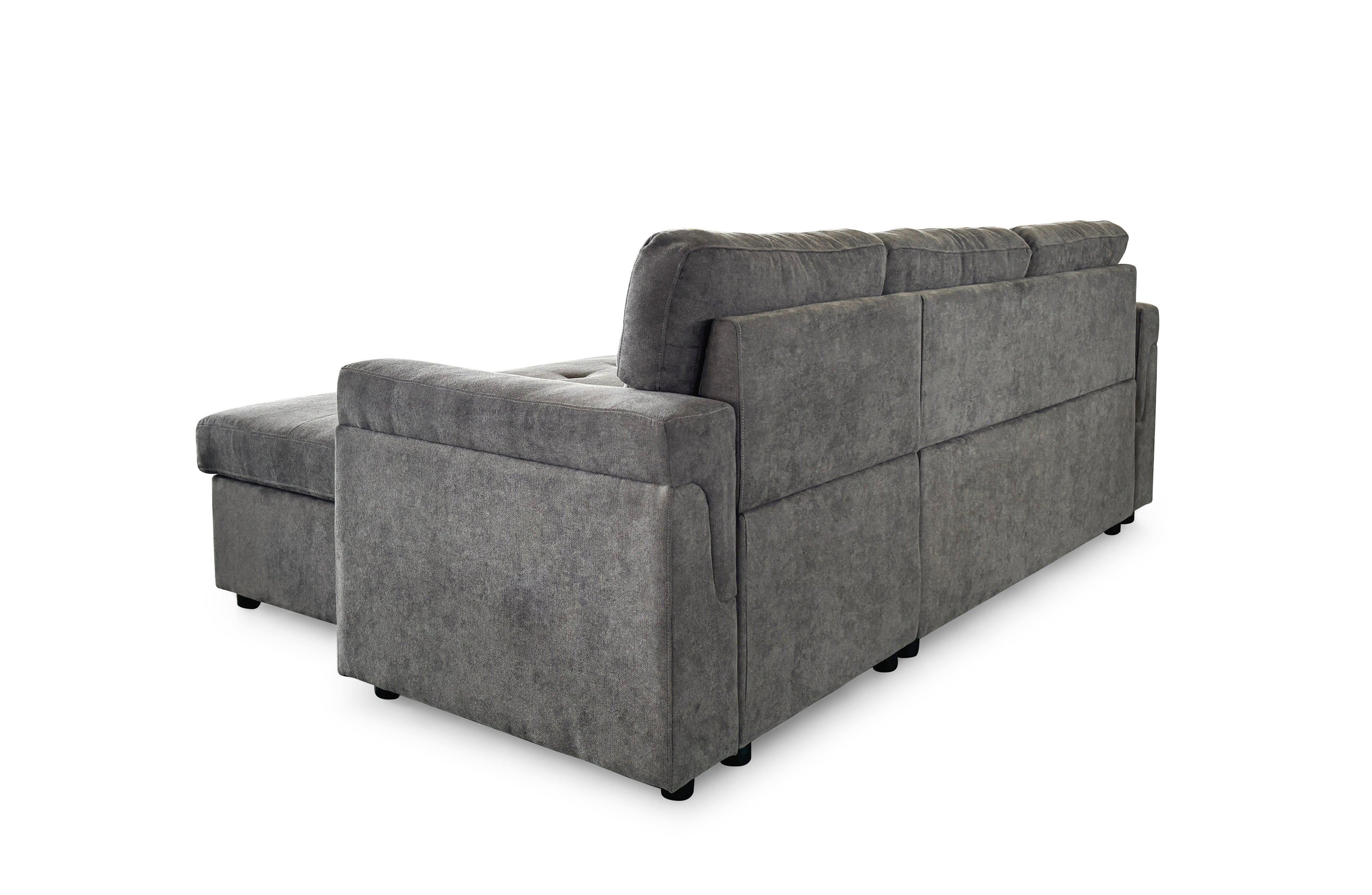 OMNIYA Reversible Chaise Sofa Bed