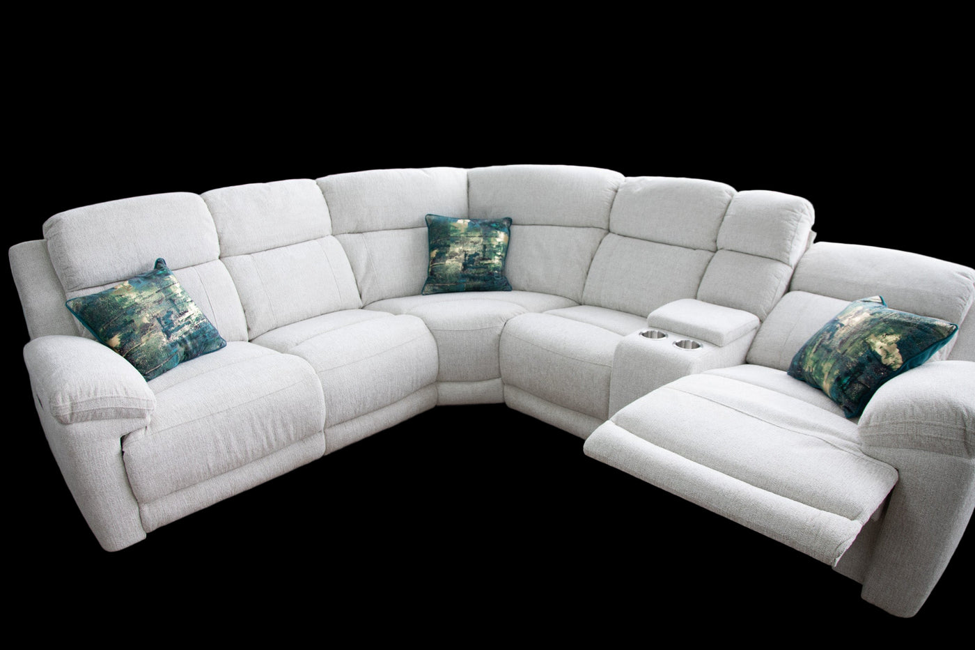 OWEN Power Recliner Corner Sofa