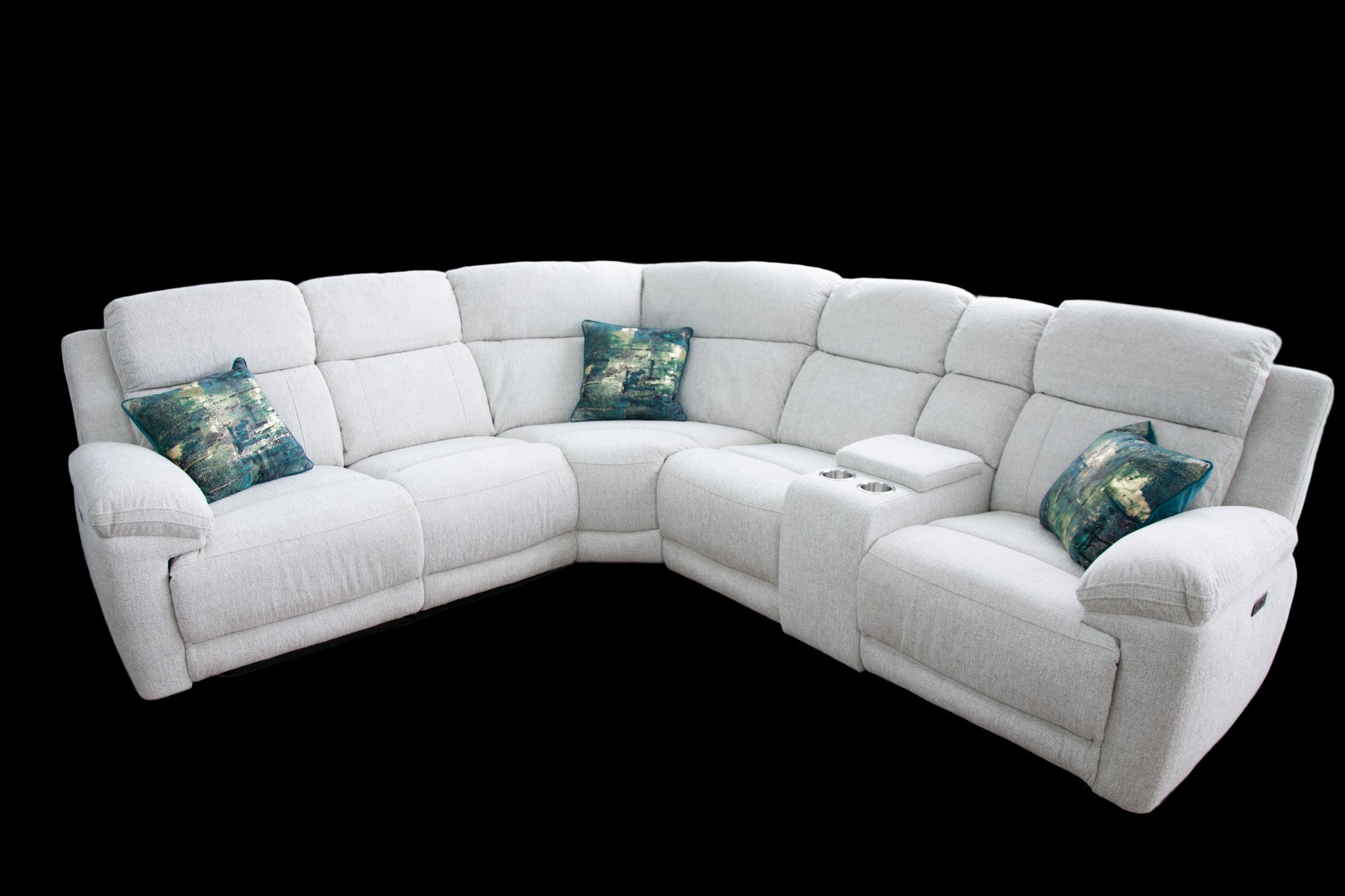 OWEN Power Recliner Corner Sofa
