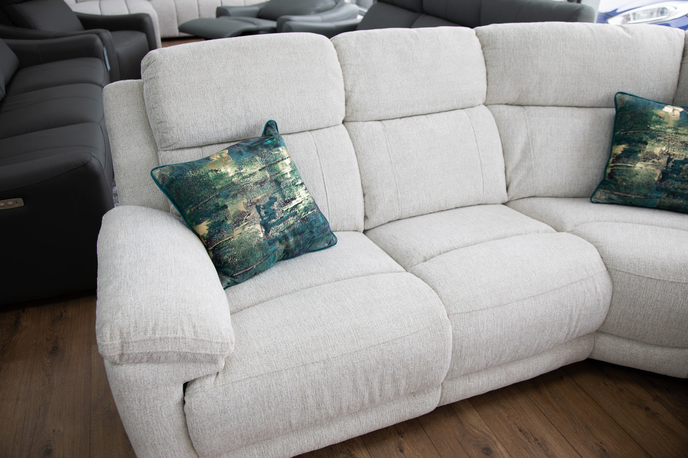OWEN Power Recliner Corner Sofa