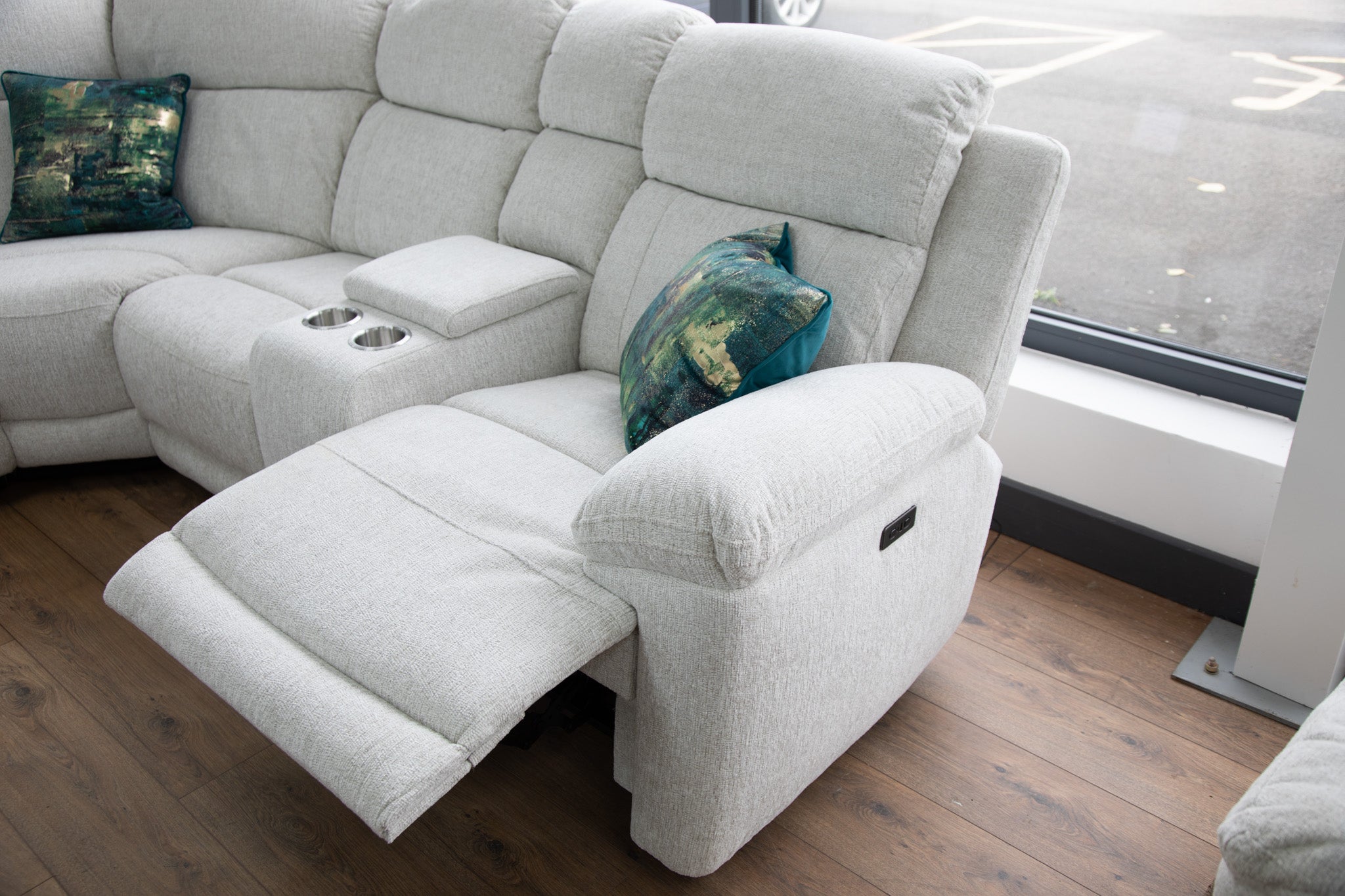 OWEN Power Recliner Corner Sofa