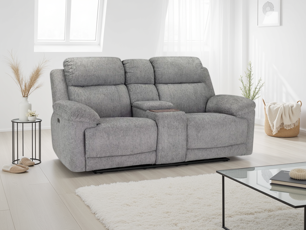 Owen 2 Seater Power Recliner Sofa – room photo