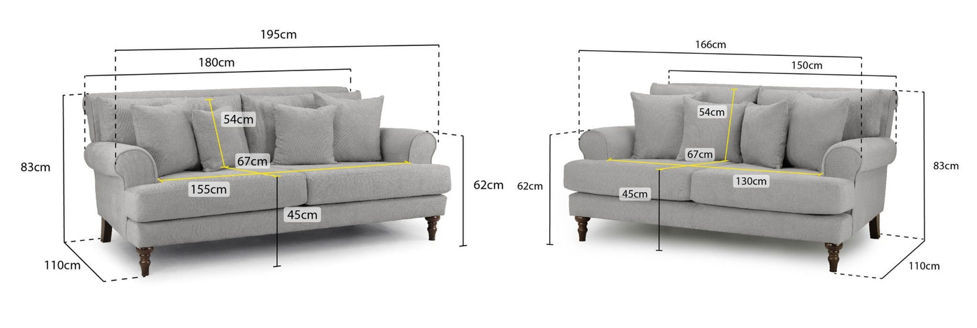 SUMMER 3+2 Seater Sofa Set