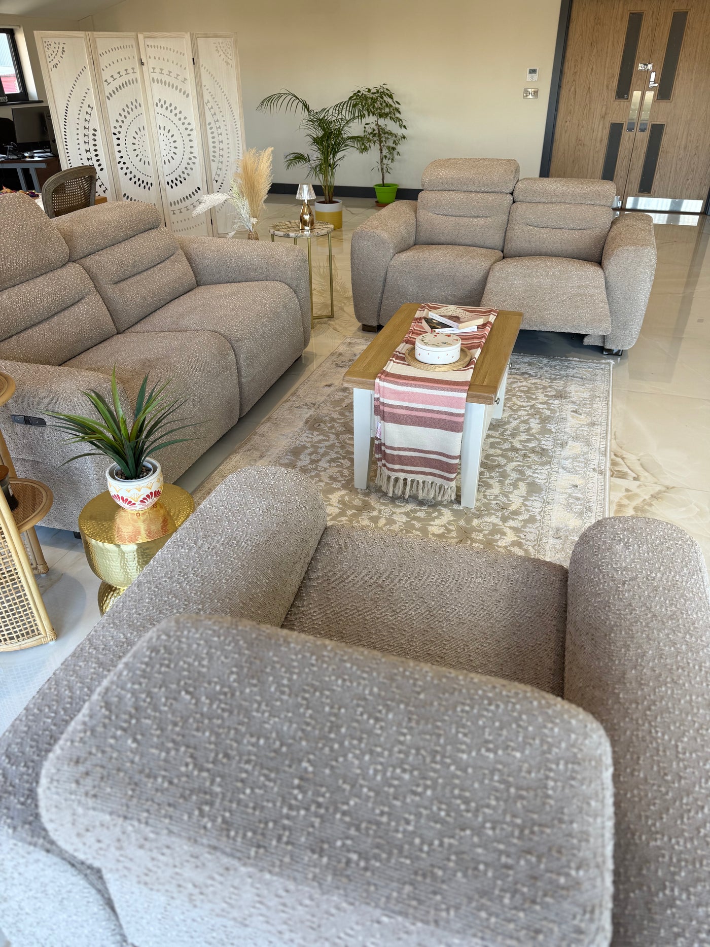 BEIJING Electric 3+2 Seater Recliner Sofa